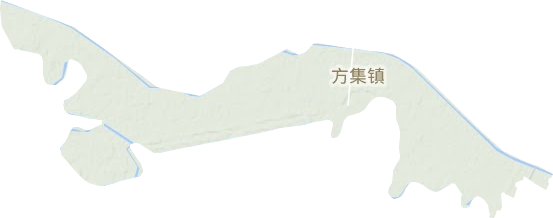 方集镇地形地图