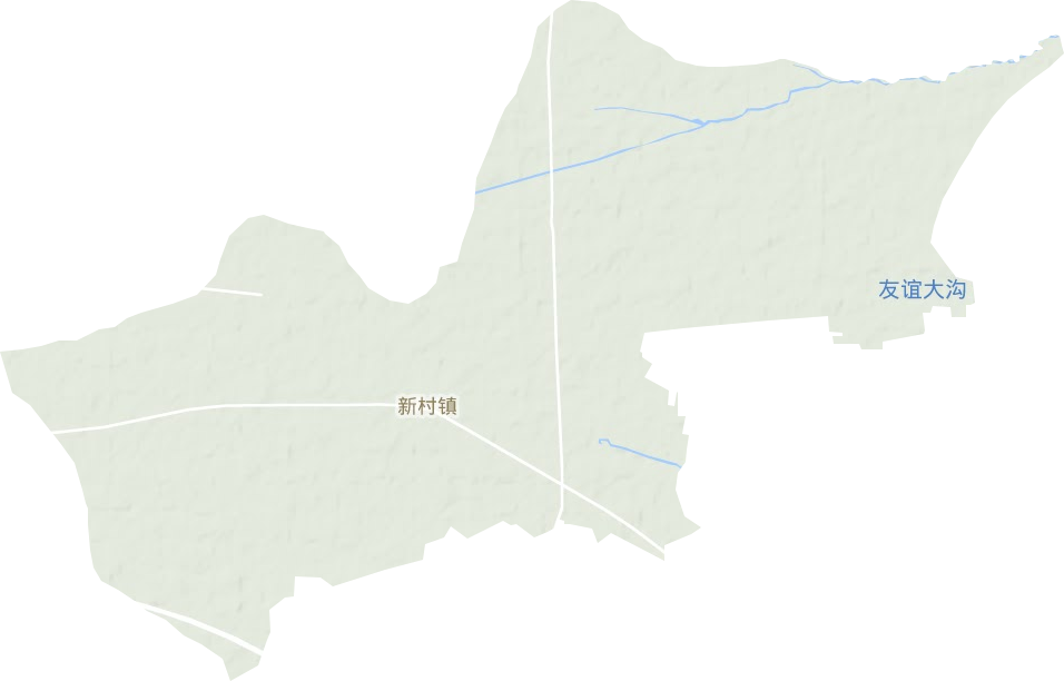 新村镇地形地图