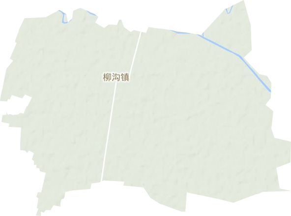 柳沟镇地形地图