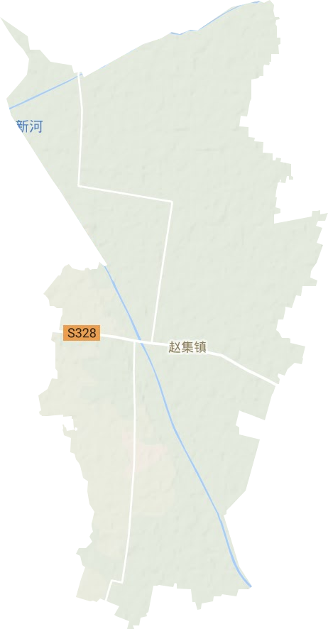 赵集镇地形地图