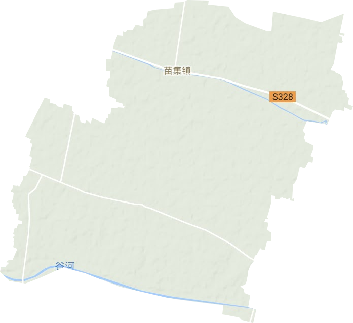 苗集镇地形地图