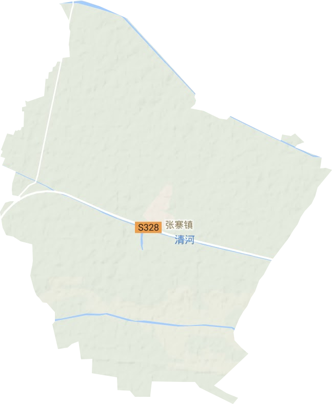 张寨镇地形地图