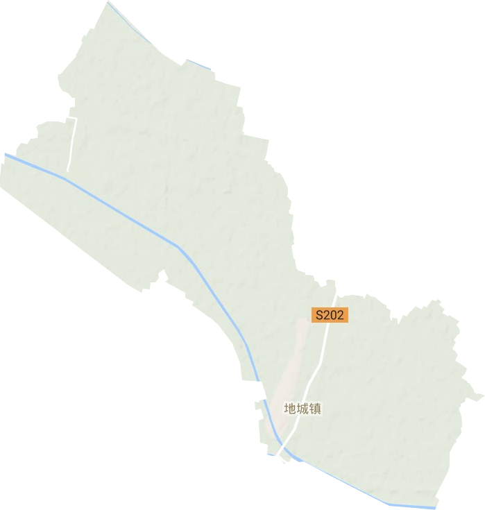 地城镇地形地图