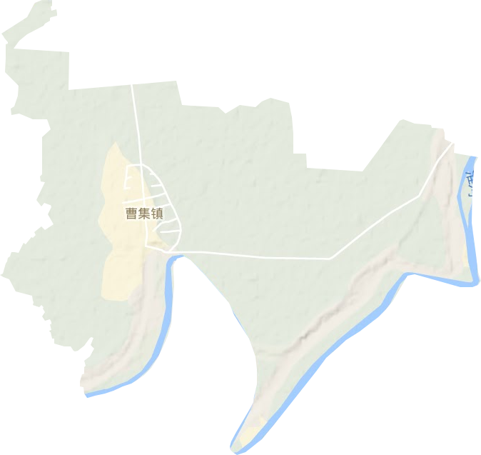 曹集镇地形地图