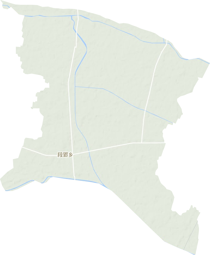 段郢乡地形地图