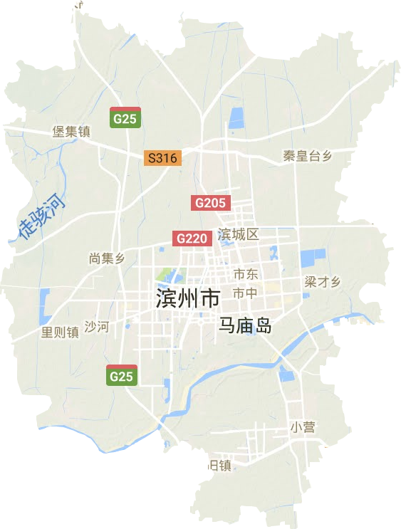 滨城区地形地图