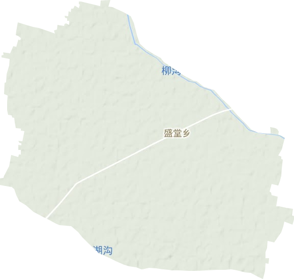 盛堂乡地形地图