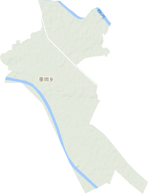 垂岗乡地形地图