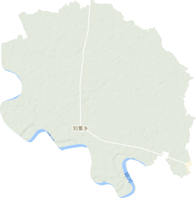 刘集乡地形地图