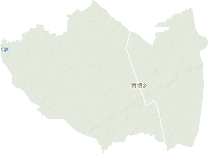黄坝乡地形地图