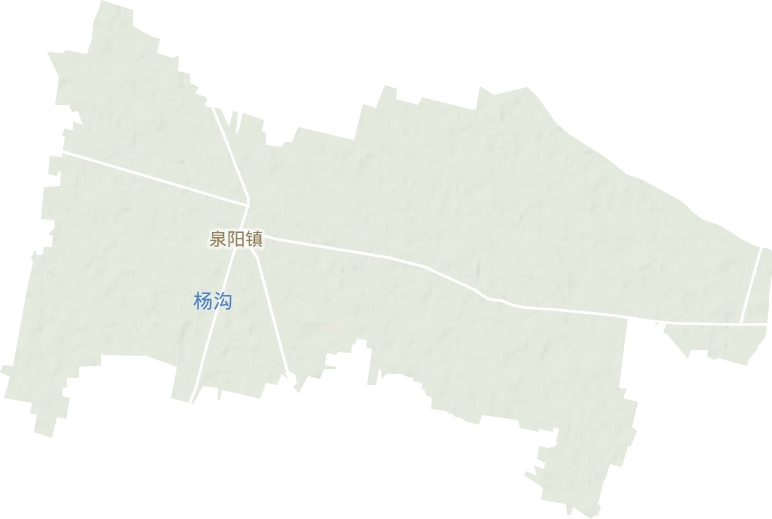 泉阳镇地形地图