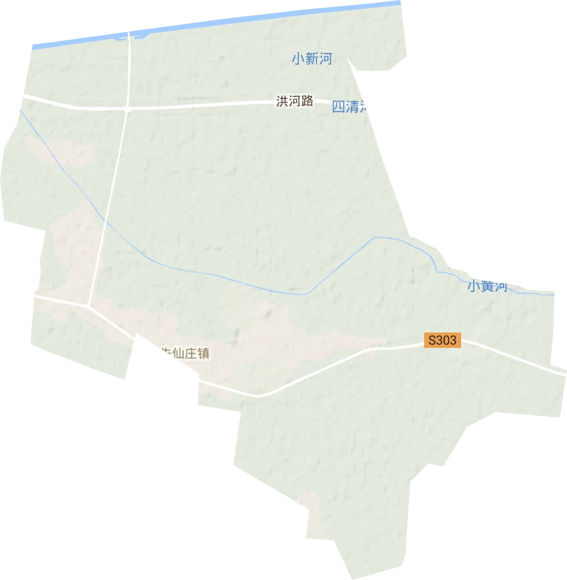 朱仙庄镇地形地图