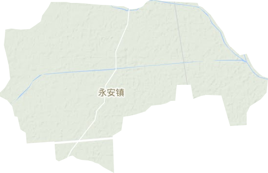 永安镇地形地图