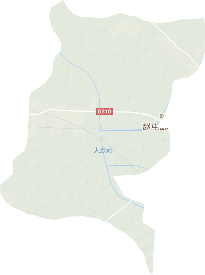 赵屯镇地形地图