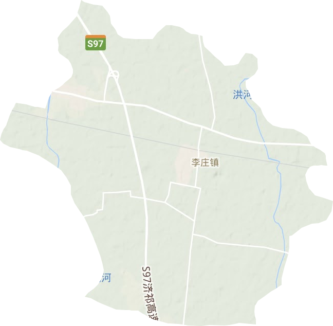 李庄镇地形地图