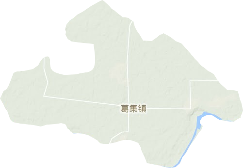 葛集镇地形地图