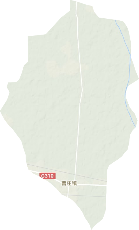 曹庄镇地形地图