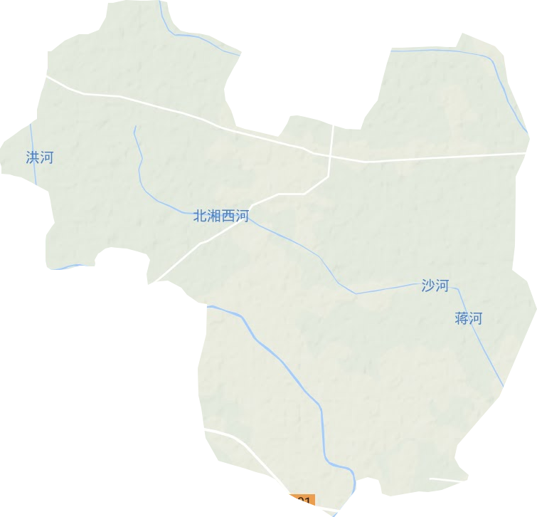 程庄镇地形地图