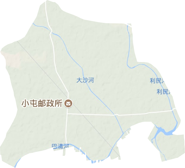 薛楼板材加工园地形地图