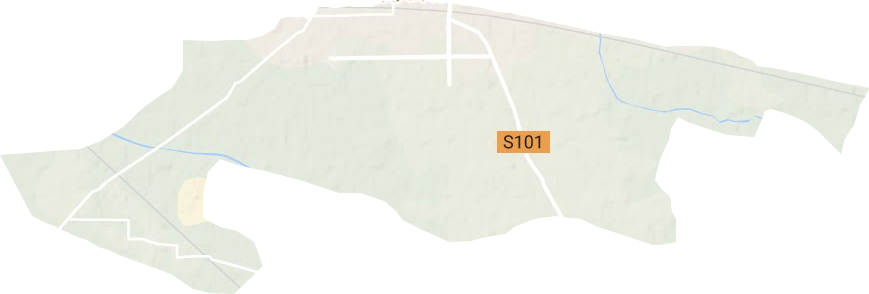 高铁新区地形地图