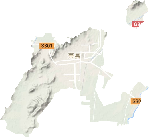 龙城镇地形地图