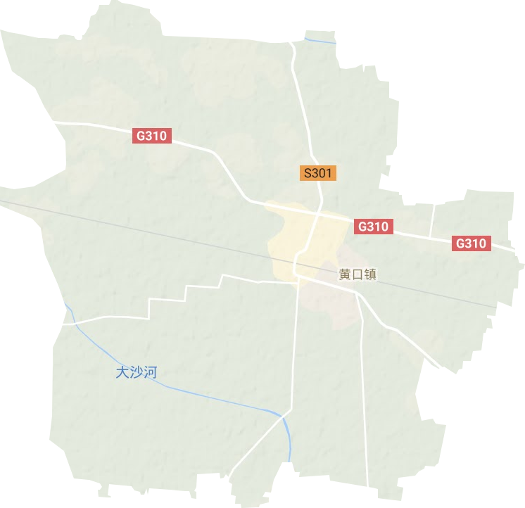 黄口镇地形地图