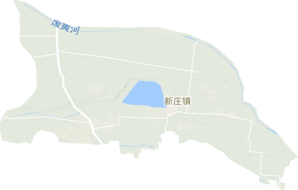 新庄镇地形地图