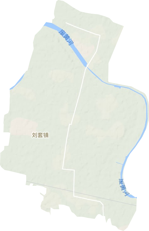 刘套镇地形地图