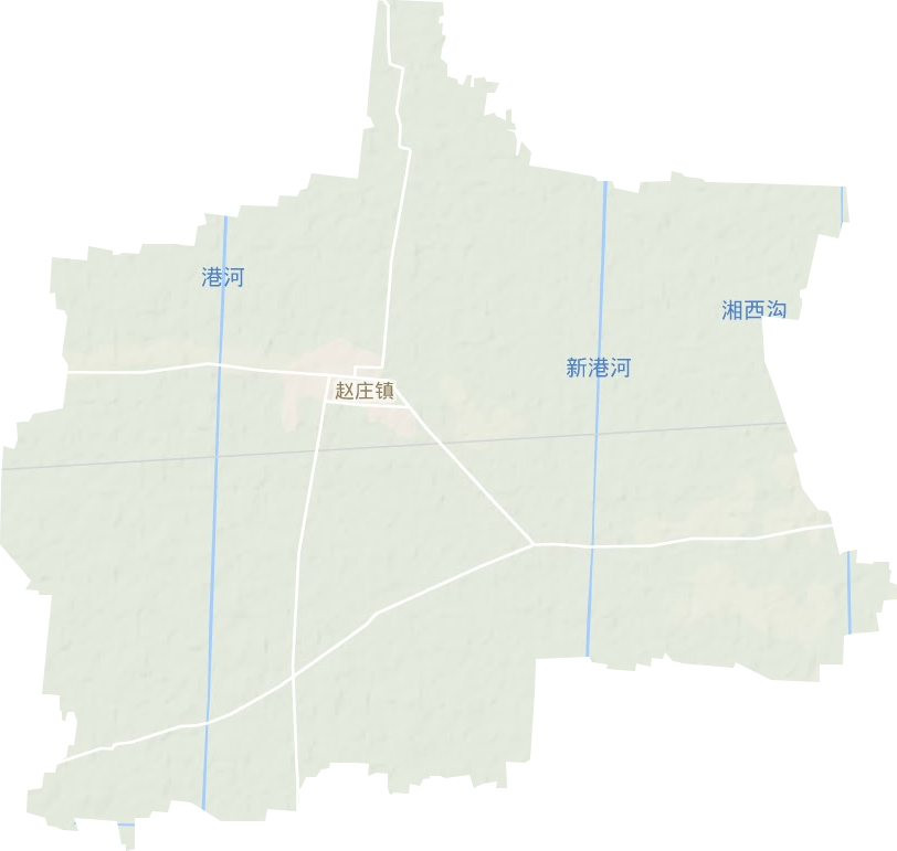 赵庄镇地形地图