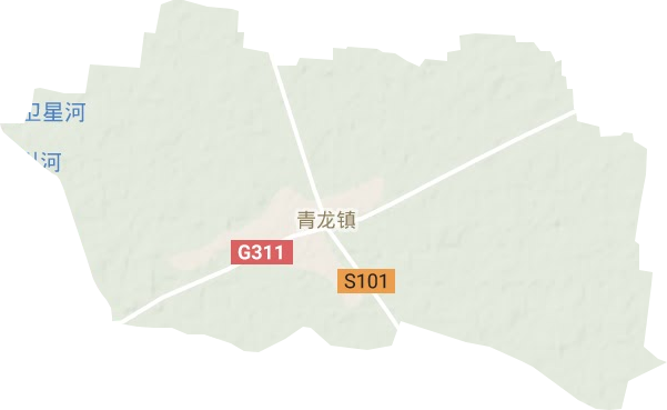 青龙集镇地形地图