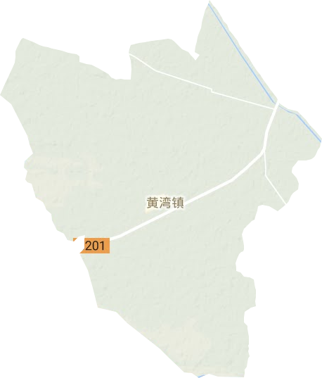 黄湾镇地形地图