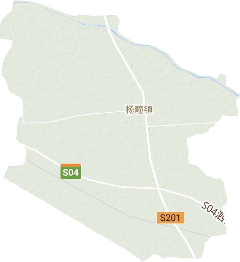 杨疃镇地形地图