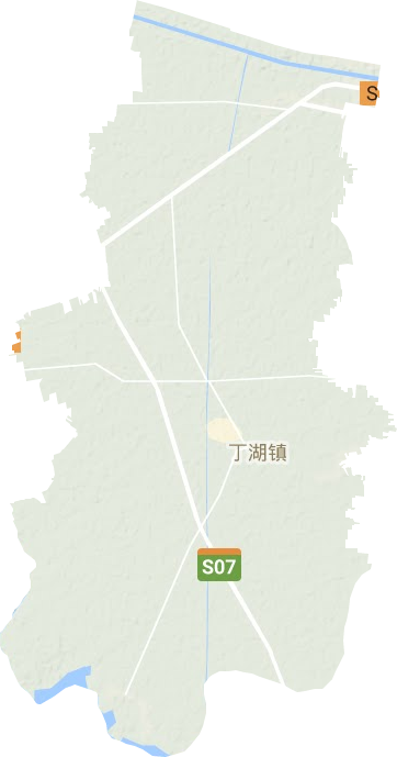 丁湖镇地形地图