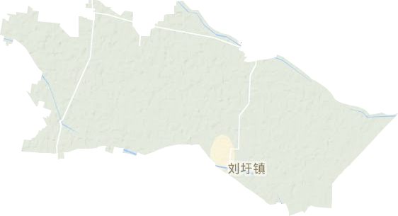 刘圩镇地形地图