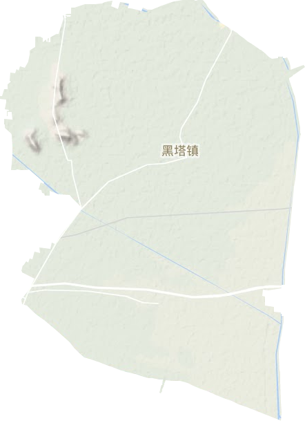黑塔镇地形地图
