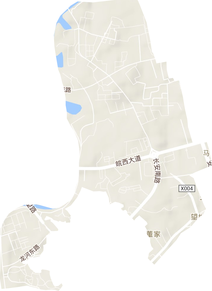 东市街道地形地图