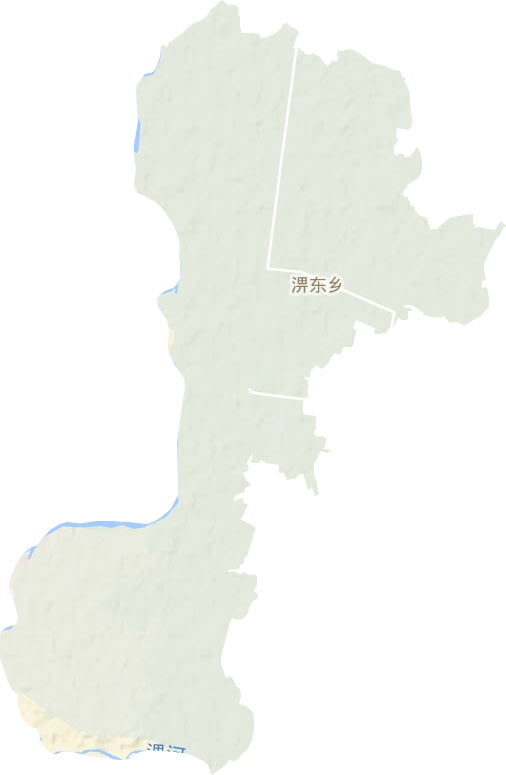 淠东乡地形地图