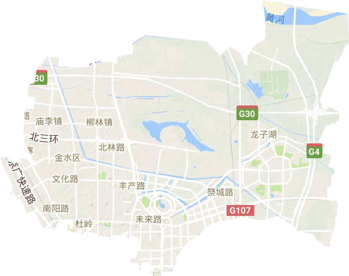金水区地形地图
