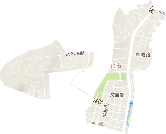 鼓楼街道地形地图