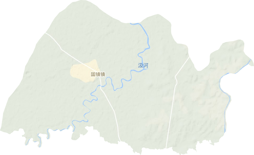 固镇镇地形地图