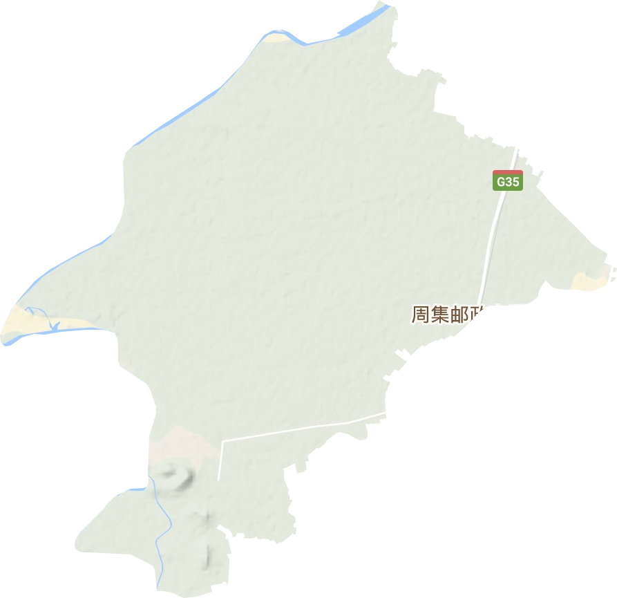临水镇地形地图