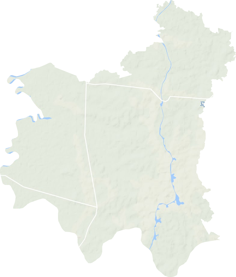 花园镇地形地图