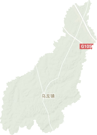 乌龙镇地形地图