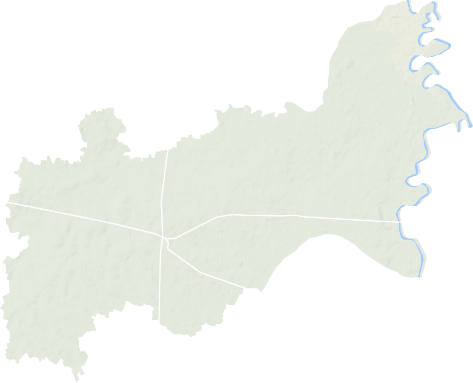 夏店镇地形地图