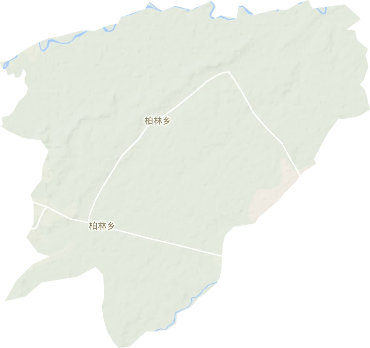 柏林乡地形地图