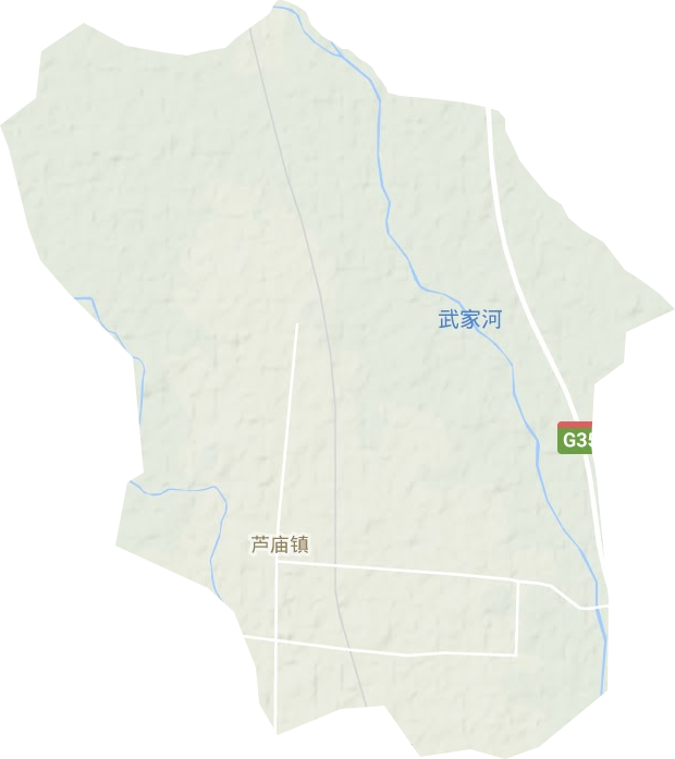 芦庙镇地形地图