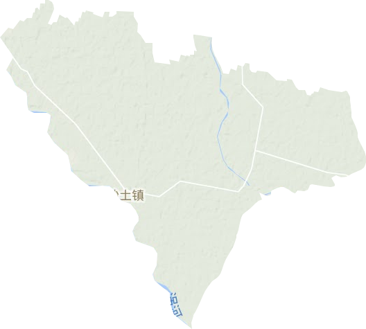 沙土镇地形地图