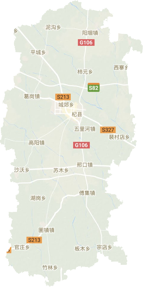 杞县地形地图