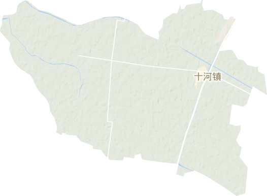 十河镇地形地图
