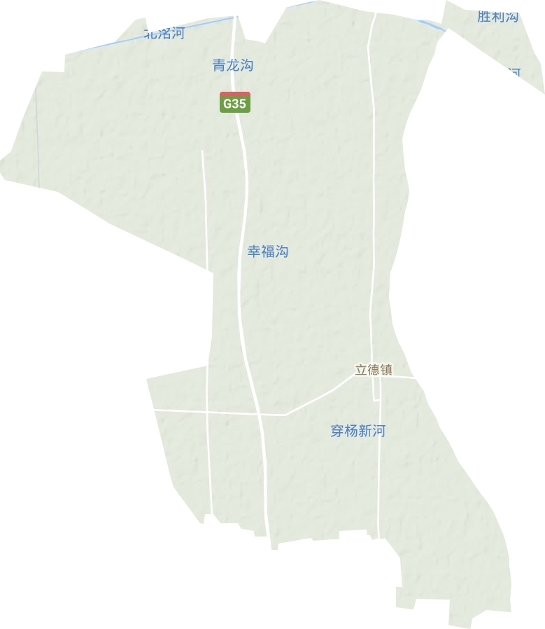 立德镇地形地图